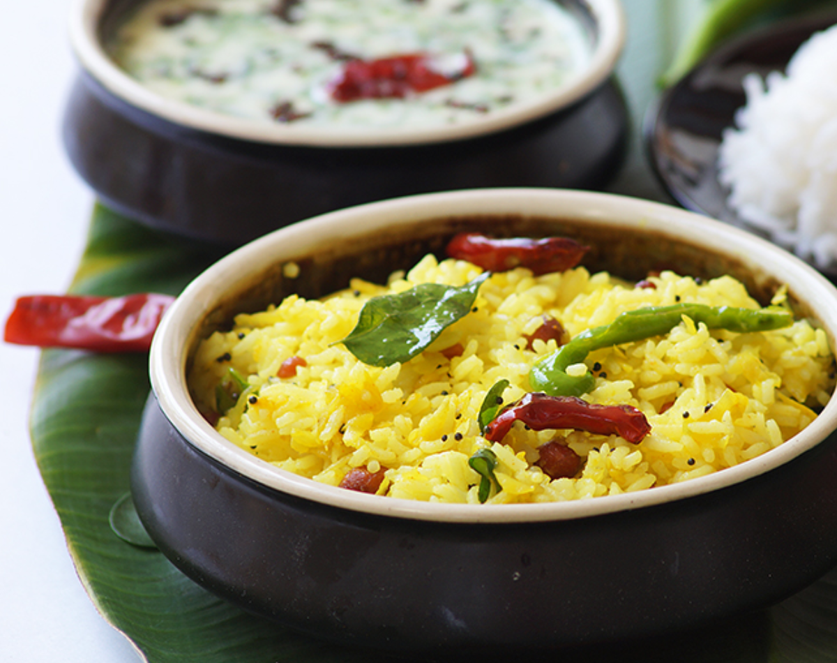Mamidikaya Pulihora (Mango Rice)